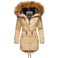 Marikoo Wintermantel La Viva Prc stylischer Winterparka mit abnehmbarem Kunstfell von Marikoo