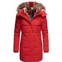 Marikoo Wintermantel Lieblings Jacke stylischer Winter Steppmantel m. Kunstpelz-Kapuze von Marikoo