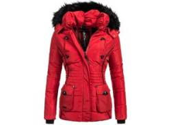 Steppjacke MARIKOO "Vanilla" Gr. M (38), rot Damen Jacken Lange von Marikoo