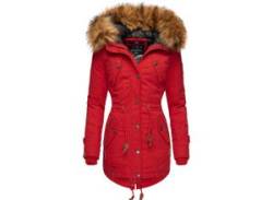 Wintermantel MARIKOO "La Viva Prc" Gr. XS (34), rot Damen Mäntel Wintermäntel von Marikoo