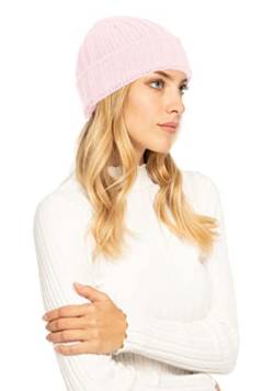 Marine Cashmere - Hut aus 100% Kaschmir für Damen, zart und weich, aus Kaschmir (Rose) von Marine Cashmere