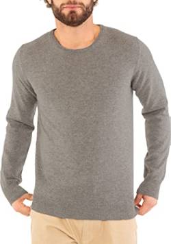 Marine Cashmere - O'Neck aus 100% Kaschmir für Herren, Pullover mit Rundhalsausschnitt, Made in Italy (Basalt - 3XL) von Marine Cashmere