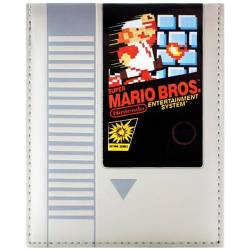Mario Retro NES Konsole Spielkassette Geldbörse/Geldbeutel Bi-Fold ID- & Kartenhalter, Grau von Mario Party
