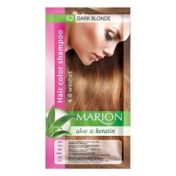 Marion Haarfärbe-Shampoo im Beutel, semi-dauerhafte Farbe, Haltbarkeit 4 bis 8 Wäschen, mit Aloe und Keratin von Marion