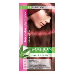 Marion Haarfärbe-Shampoo im Beutel, semi-dauerhafte Farbe, Haltbarkeit 4 bis 8 Wäschen, mit Aloe und Keratin von Marion