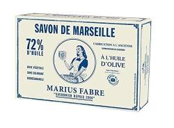 Marius Fabre - 6er Seifenset mit echter Marseiller Kernseife aus 72% Olivenöl (6 x 400g) von Marius Fabre