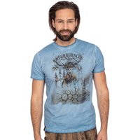 MarJo T-Shirt Herren T-Shirt GUIDO donaublau von Marjo