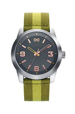 Mark Maddox Herren Analog Quarz Smart Watch Armbanduhr mit Nylon Armband HC0100-45 von Mark Maddox