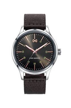 Mark Maddox Herren Analog Quarz Smart Watch Armbanduhr mit Nylon Armband HC7101-57 von Mark Maddox