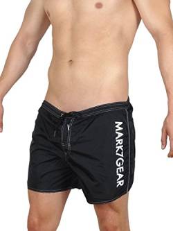 Mark7Gear - Sports Raider - Dark Onyx, Swimwear Herren, Large, mit eingebautem Sports-Jockstrap von Mark7Gear