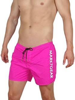 Mark7Gear - Sports Raider - Power Pink, Swimwear Herren, Medium, mit eingebautem Sports-Jockstrap von Mark7Gear