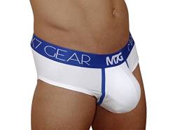 Mark7Gear Unterhose, Herren Slip City - Weiss - mit Sports Booster Technology, Small von Mark7Gear