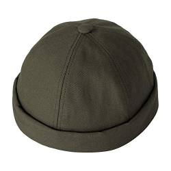 MarkMark Watch Cap Cotton Docker Brimless Beanie Harbour Hat TG51269, grau, 58 von MarkMark