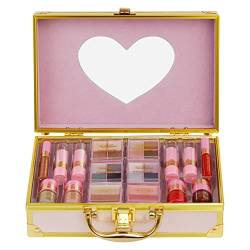 Markwins Sweetheart Train Case - The Color Workshop - Ein professionelles Make-up-Set in einem modischen Koffer, das immer dabei ist von Markwins