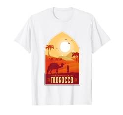 Marokko Flagge Deko Araber Afrika Damen Herren Fun Morocco T-Shirt von Marokko Fahne Afrika Design Morocco Land Africa