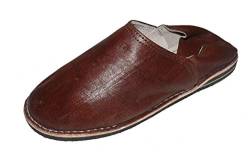 Marrakech Accessoires Orientalische Leder Schuhe Pantoffeln Hausschuh Slipper - Herren/Damen/Unisex - 905586-0011, Schuhgrösse:46 von Marrakech Accessoires