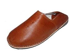 Marrakech Accessoires Orientalische Leder Schuhe Pantoffeln Hausschuh Slipper - Herren/Damen/Unisex - 905586-0012, Schuhgrösse:46 von Marrakech Accessoires