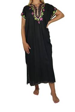 Marrakech Accessoires Orientalisches Kleid Kaftan Tunikakleid Strandkleid Sommerkleid Maxi, Grösse:XXL von Marrakech Accessoires
