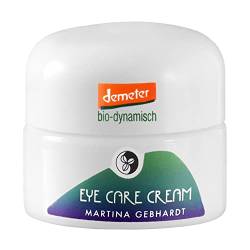 Martina Gebhardt EYE CARE Cream (15ml) • Vitaminreiche Bio-Augencreme gegen trockene Haut • Natürliche Anti-Falten Augenpflege • Naturkosmetik Feuchtigkeitscreme von Martina Gebhardt