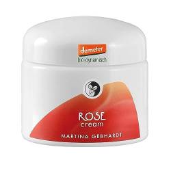 Martina Gebhardt ROSE CREAM 50 ml | Intensive Tagespflege | Demeter-zertifizierte Pflege mit ätherischem Rosenöl für empfindliche & trockene Haut | Tierversuchsfrei & Nachhaltig | 1 x 50 ml von Martina Gebhardt
