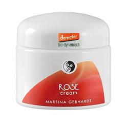 Martina Gebhardt ROSE Cream (50ml) • Bio-Gesichtscreme für trockene & empfindliche Haut • Feuchtigkeitscreme Gesicht mit Rosenöl • Naturkosmetik Crème von Martina Gebhardt