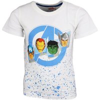 MARVEL Print-Shirt Avengers Jungen Kinder Shirt Gr. 104 bis 134, Iron Man, Hulk, Captain America, Thor von Marvel