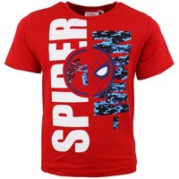 MARVEL Print-Shirt Marvel Spider-Man Kinder jungen kurzarm T-Shirt Gr. 98 bis 128, 100% baumwolle von Marvel