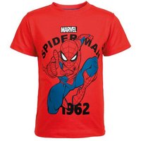 MARVEL Print-Shirt Marvel Spiderman T-Shirt Kurzarm Kinder Jungen Shirt Gr. 92 bis 128, 100% Baumwolle von Marvel
