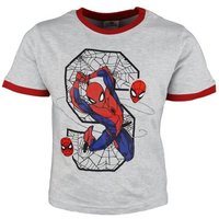 MARVEL Print-Shirt Spiderman Jungen Kinder Shirt Gr. 104 bis 134 von Marvel