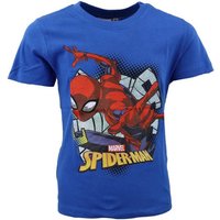 MARVEL Print-Shirt Spiderman T-Shirt kurzarm Kinder Jungen Shirt Gr. 98 bis 128, 100% Baumwolle von Marvel