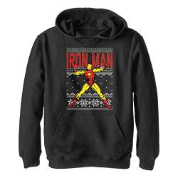 Marvel Avengers Classic - IronMan Ugly YTH Hoodie Black 5/6 von Marvel