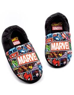 Marvel Avengers Hausschuhe Jungen Kinder Comic House Schuhe Müßiggänger 30 von Marvel