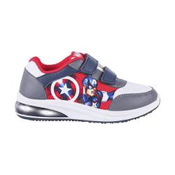 Marvel Avengers Jungen Schuhe, Sportschuhe für Jungen, Avengers Sneakers mit Lichtern, Geschenk für Jungen, Größen EU 25 bis 32 (Mehrfarbig, EU Schuhgrößensystem, Kleinkind, Herren, Numerisch, M, 28), MV-A-5391 von Marvel