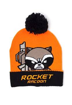 Marvel Beanies Racoon Kawaii Art Beanie Orange von Marvel