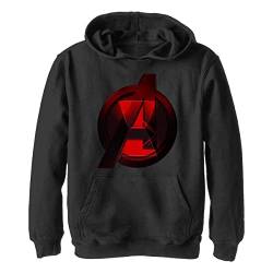 Marvel Black Widow: Movie - Widow Avenger Logo YTH Hoodie Black 7/8 von Marvel