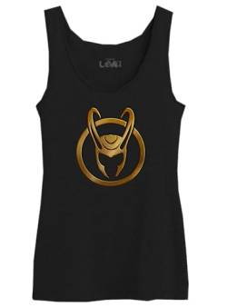 Marvel Damen Wolokimts010 Tanktop, Schwarz, M von Marvel