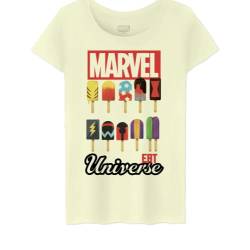 Marvel Damen womarcots032 T-Shirt, Natur, X-Large von Marvel
