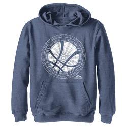 Marvel Doctor Strange in the Multiverse of Madness - Sanctum Sanctorum Icon White YTH Hoodie Navy blue 12/13 von Marvel