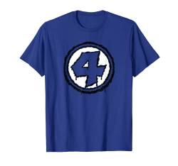 Marvel Fantastic Four Logo Melting Paint Drip T-Shirt von Marvel