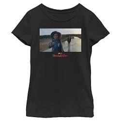 Marvel Girl's Girl´s Short Sleeve Classic Fit T-Shirt, Black, XS von Marvel