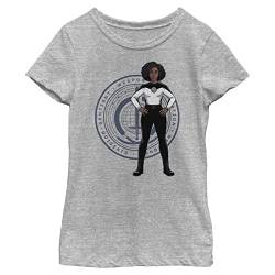 Marvel Girl's Girl´s Short Sleeve Classic Fit T-Shirt, Heather Grey, L von Marvel
