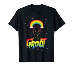 Marvel Groot Rainbow in Space Guardians of the Galaxy T-Shirt von Marvel