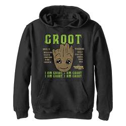 Marvel Guardians Of The Galaxy Classic - Cosmic Mix Tape YTH Hoodie Black 7/8 von Marvel