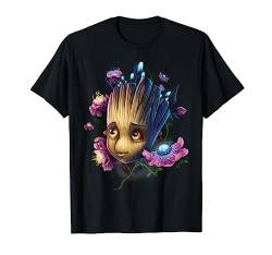 Marvel Guardians of the Galaxy Groot Blumen Grafik T-Shirt T-Shirt von Marvel