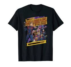 Marvel Guardians of the Galaxy Volume 3 Comic Style and Logo T-Shirt von Marvel