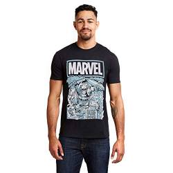 Marvel Herren Lebende Legende T-Shirt, Schwarz, S von Marvel