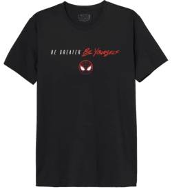 Marvel Herren Memagagts007 T-Shirt, Schwarz, L von Marvel