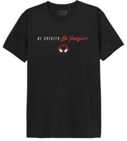 Marvel Herren Memagagts007 T-Shirt, Schwarz, XS von Marvel