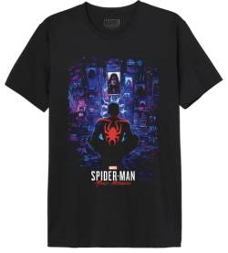 Marvel Herren Memagagts008 T-Shirt, Schwarz, XXL von Marvel