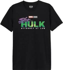 Marvel Herren Meshehuts001 T-Shirt, Schwarz, 56 von Marvel